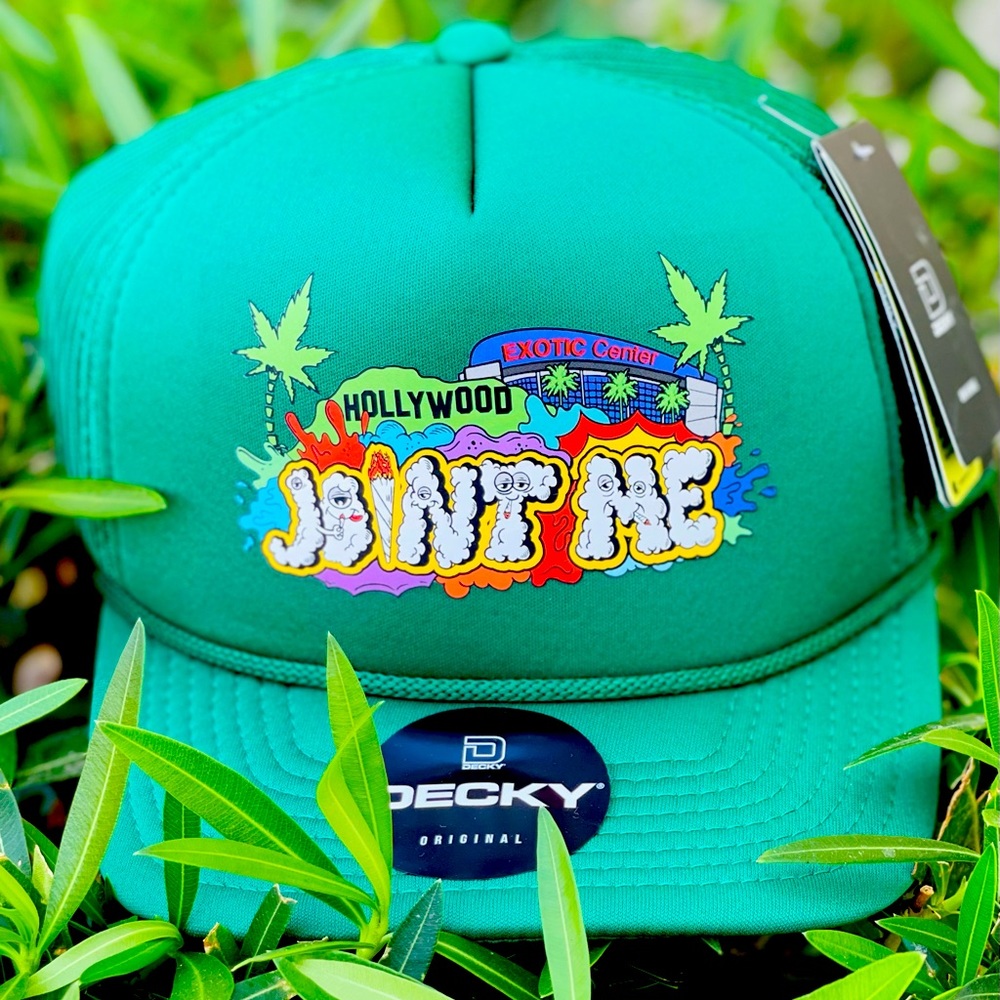 JOINT ME • MESH TRUCKER HAT ADJUSTABLE • GREEN